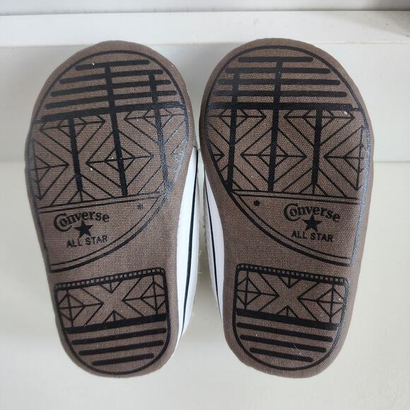 Converse Chuck Taylor All Star Cribster Easy- On Sherpa Size 1 Baby Mid Shoe - Picture 7 of 10